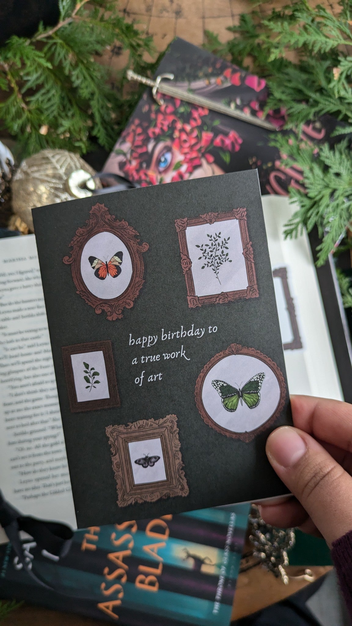Work of Art Birthday Card