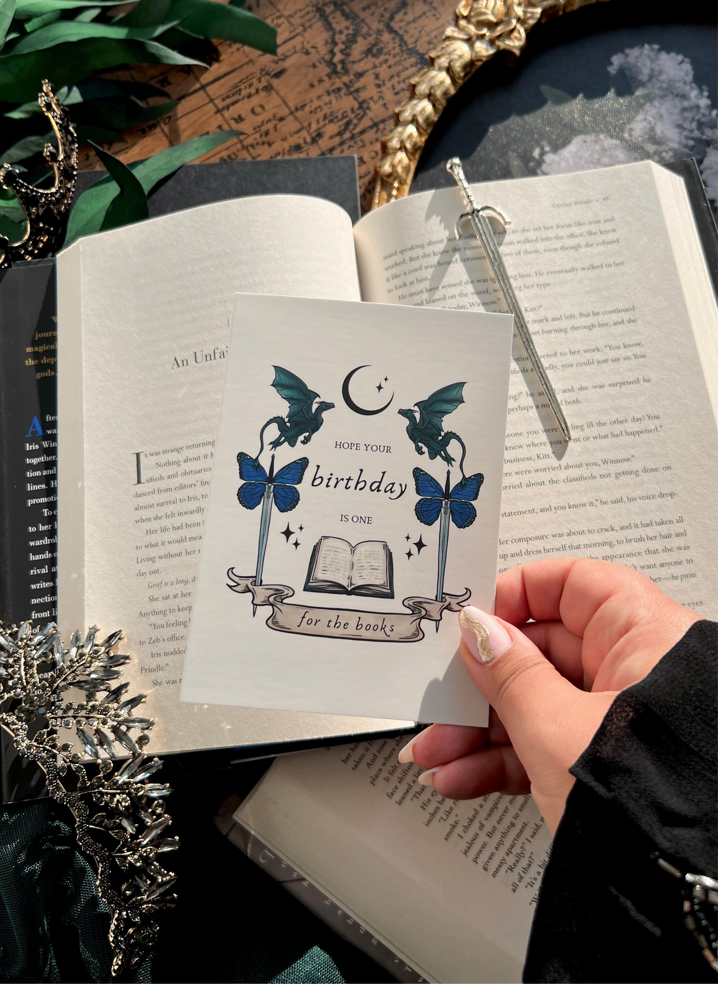 One for the Books Birthday Card