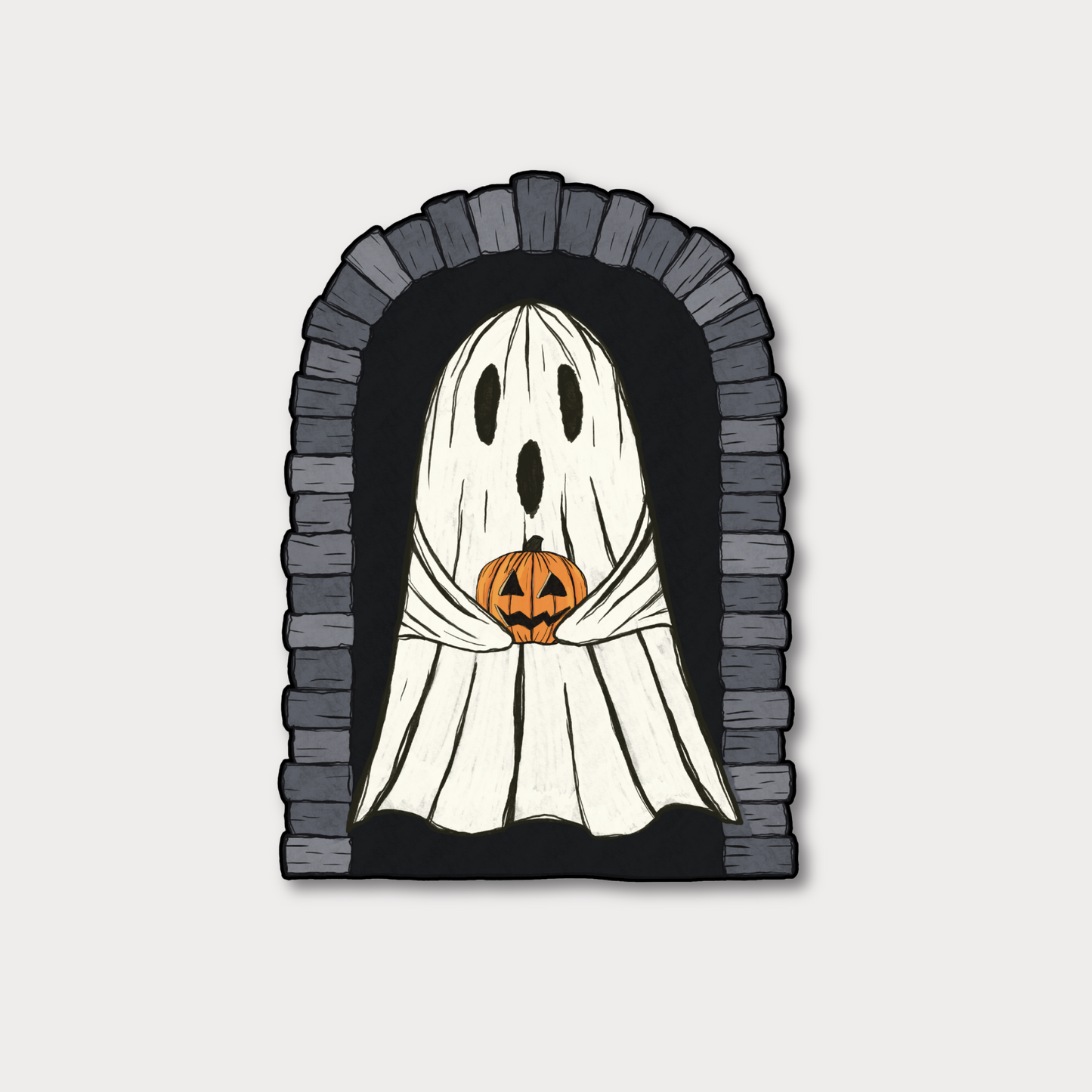 Peek-A-Booooo Sticker