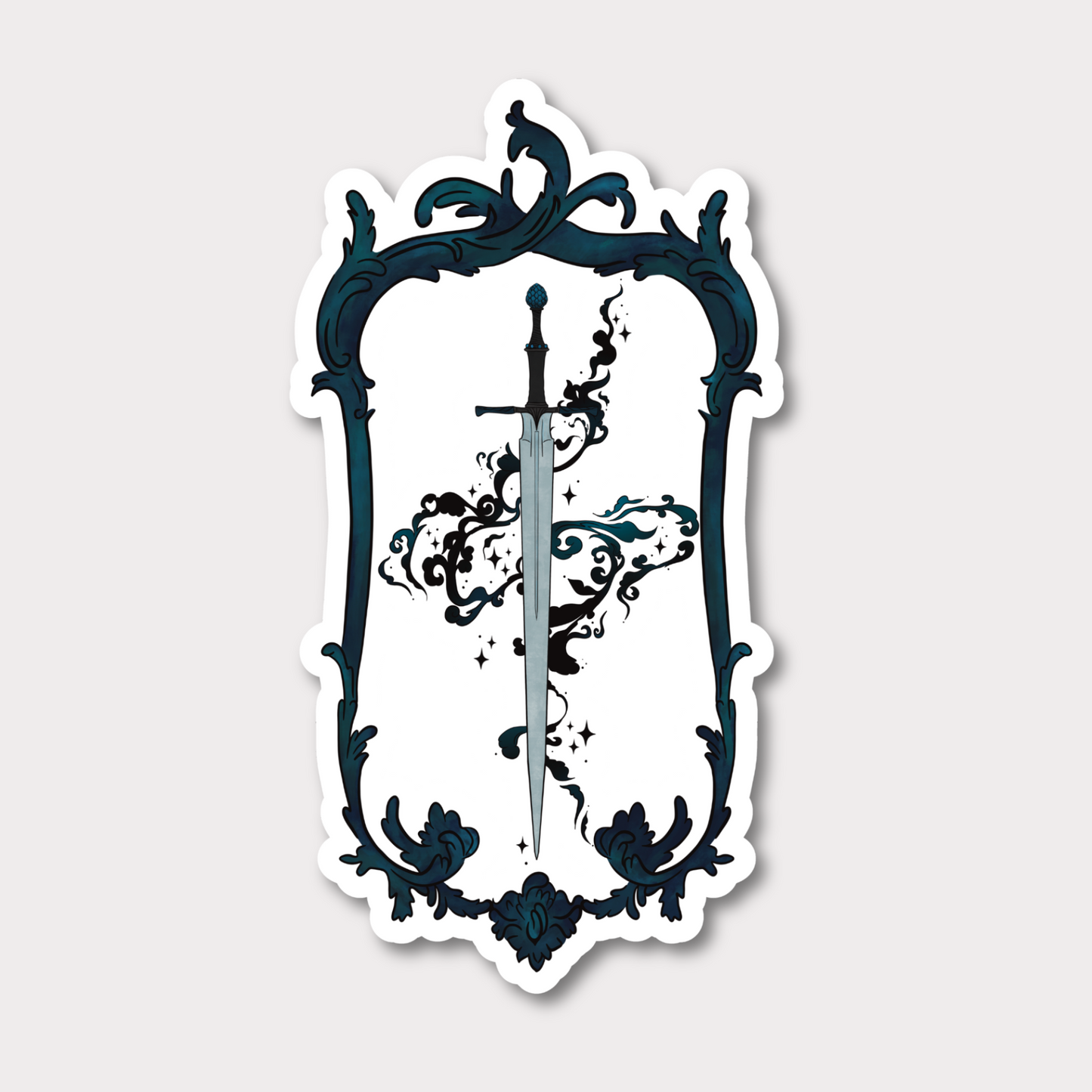 Shadow Blade Clear Sticker