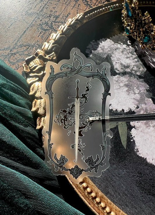 Shadow Blade Clear Sticker