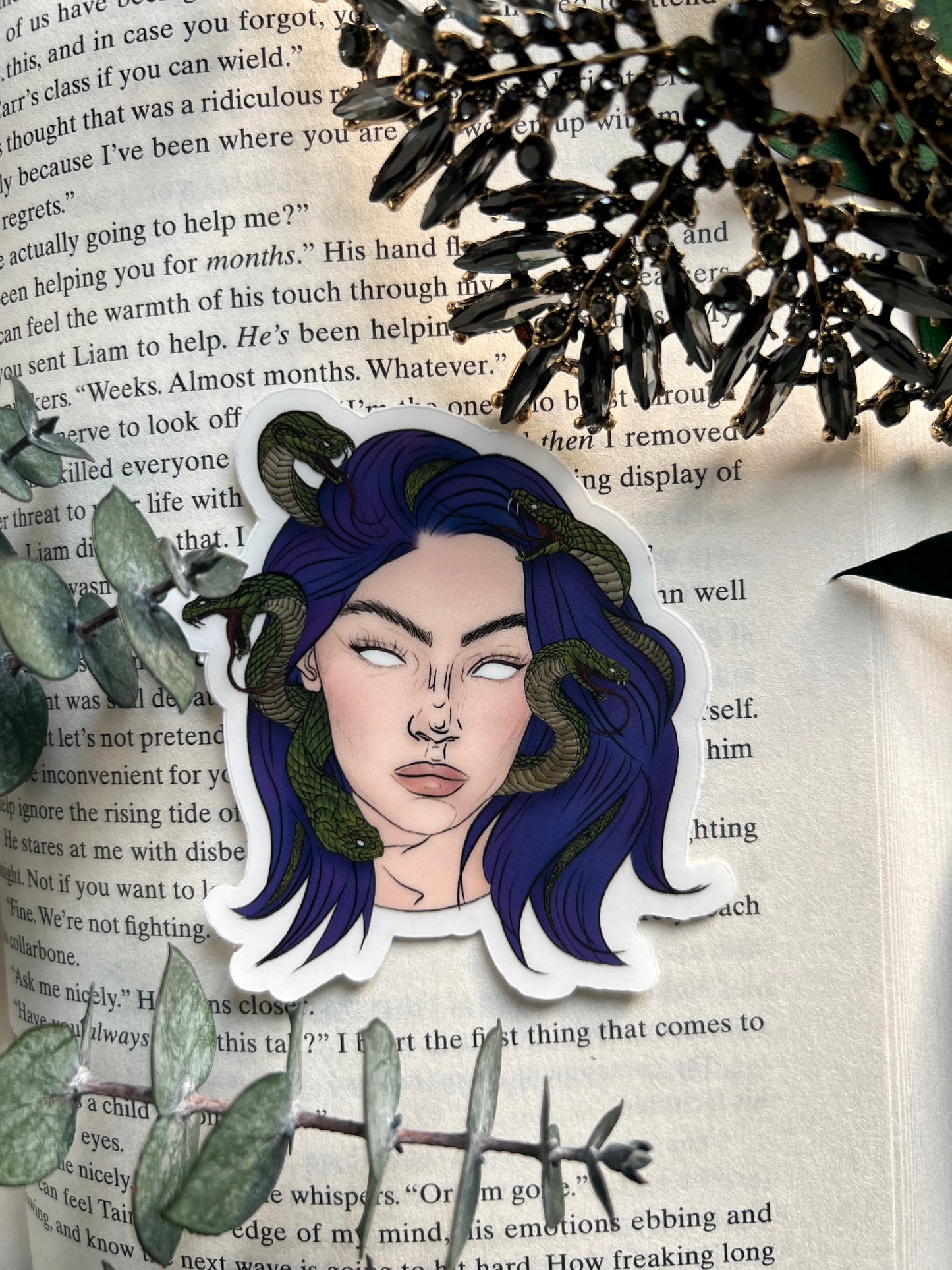 Medusa Clear Sticker