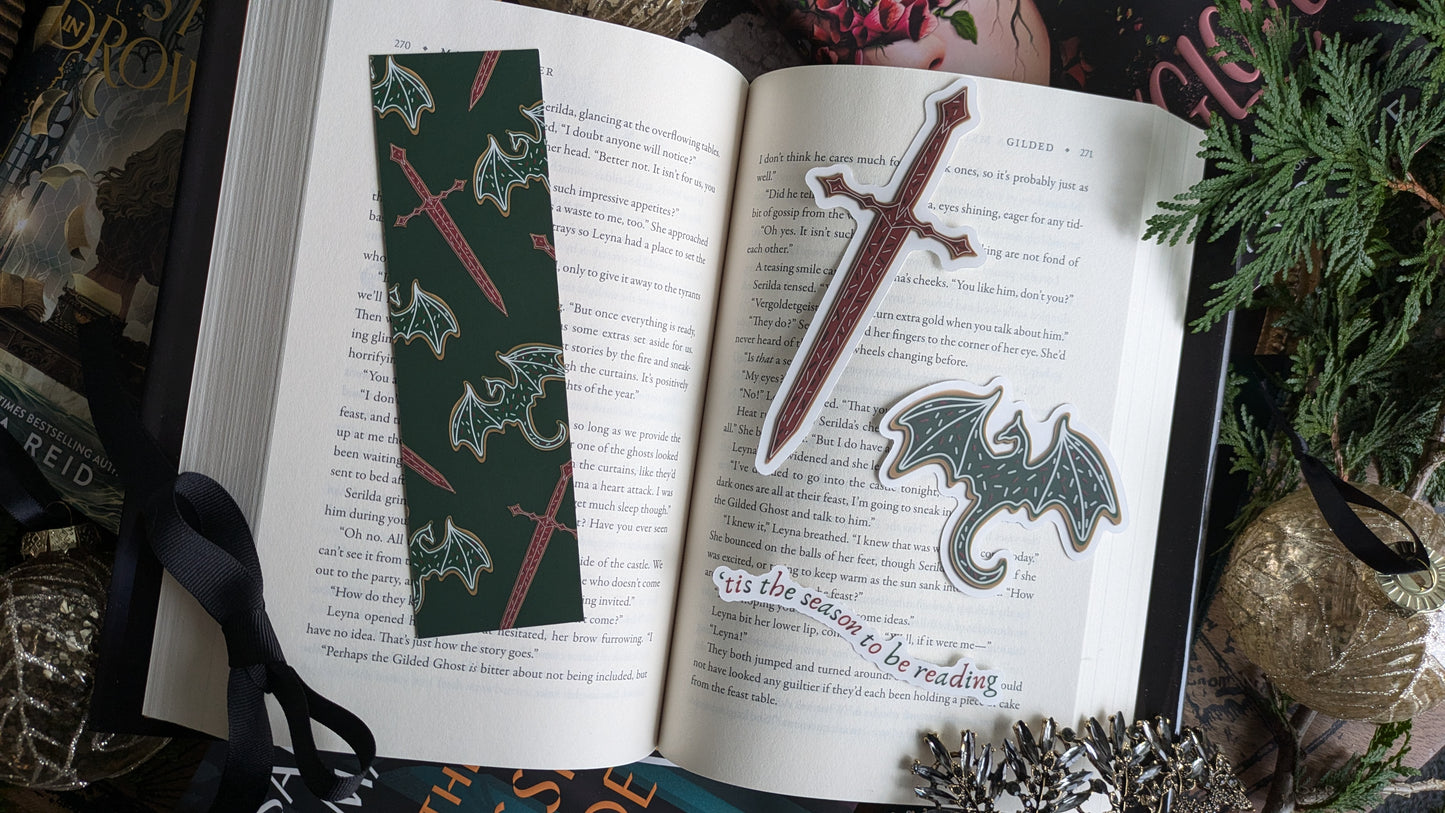 Frosted Fables Dragon Cookie Clear Sticker
