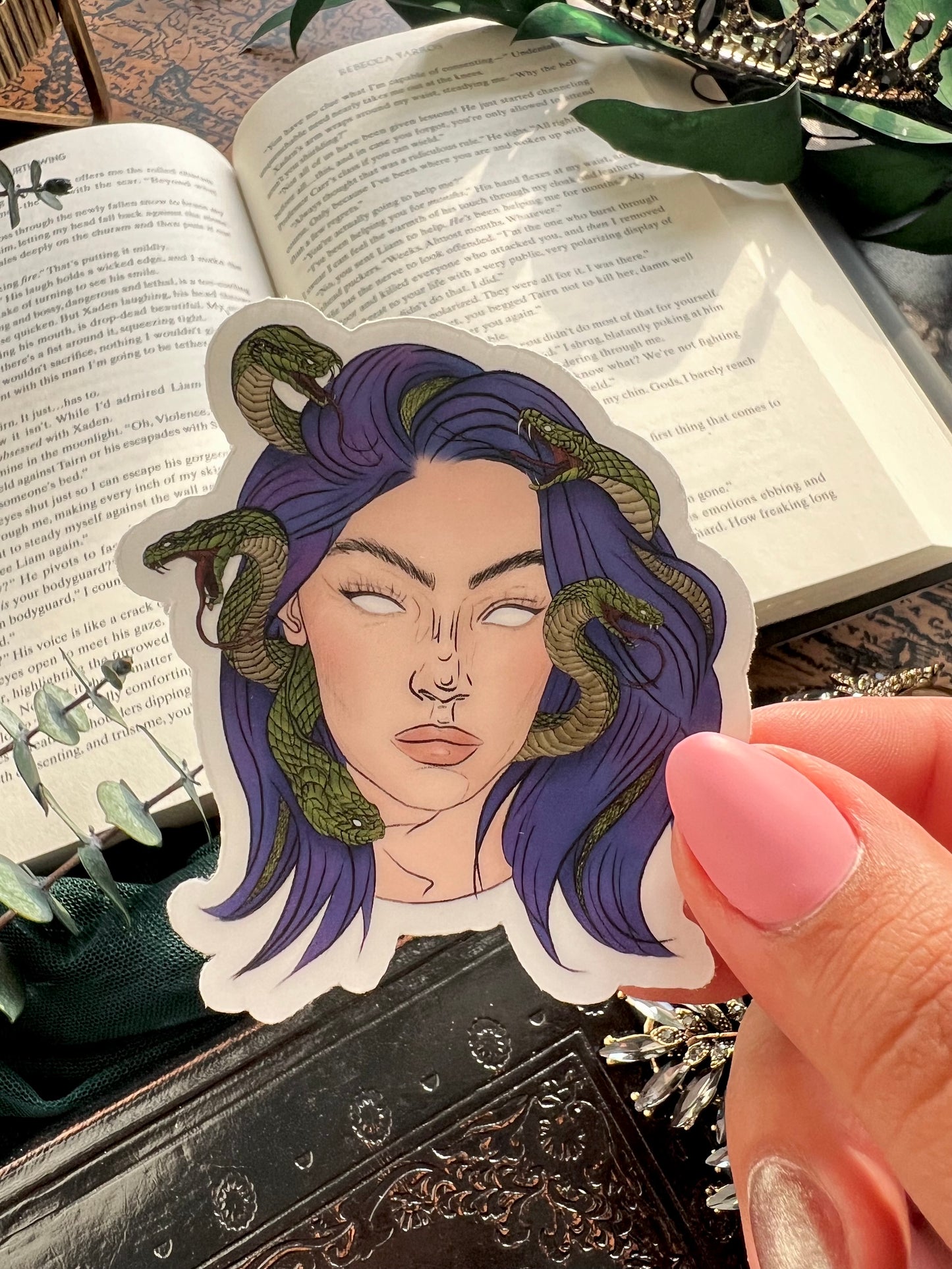 Medusa Clear Sticker