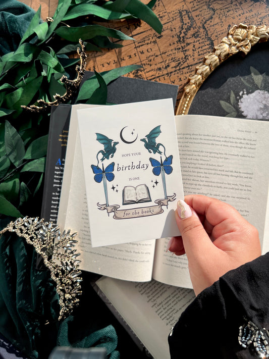 One for the Books Birthday Card