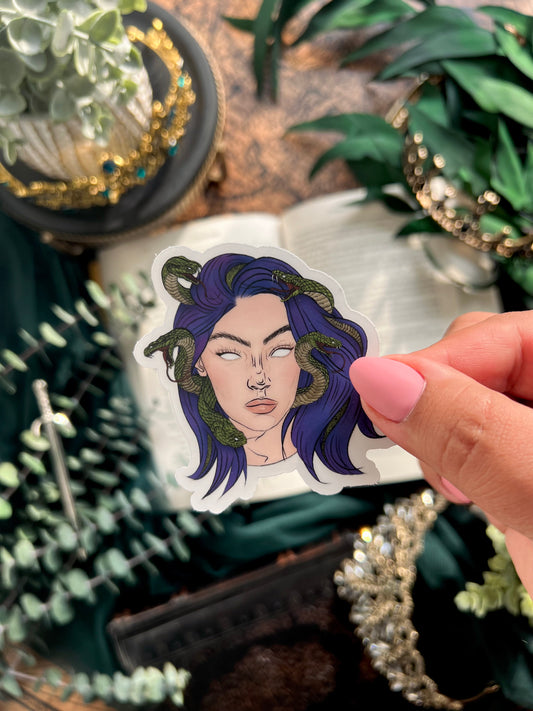 Medusa Clear Sticker