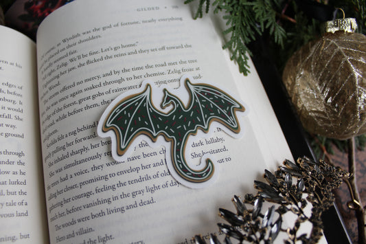 Frosted Fables Dragon Cookie Clear Sticker