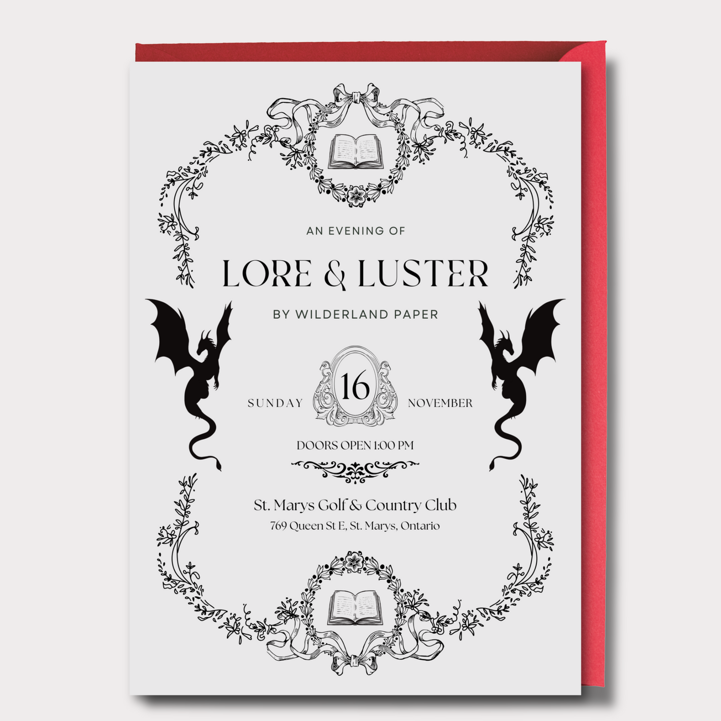 An Evening of Lore & Luster by Wilderland Paper — eTicket