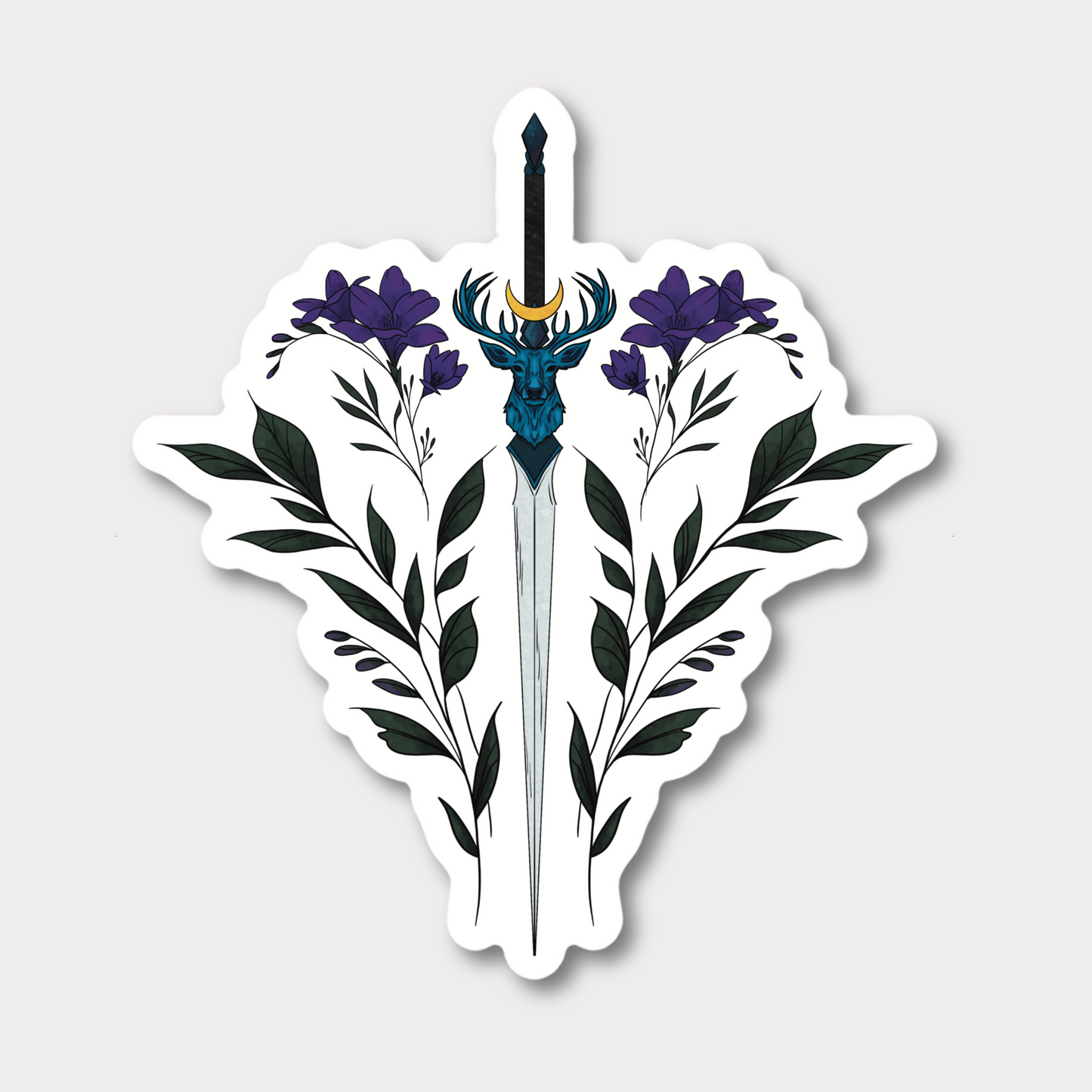 Stag Blade Clear Sticker