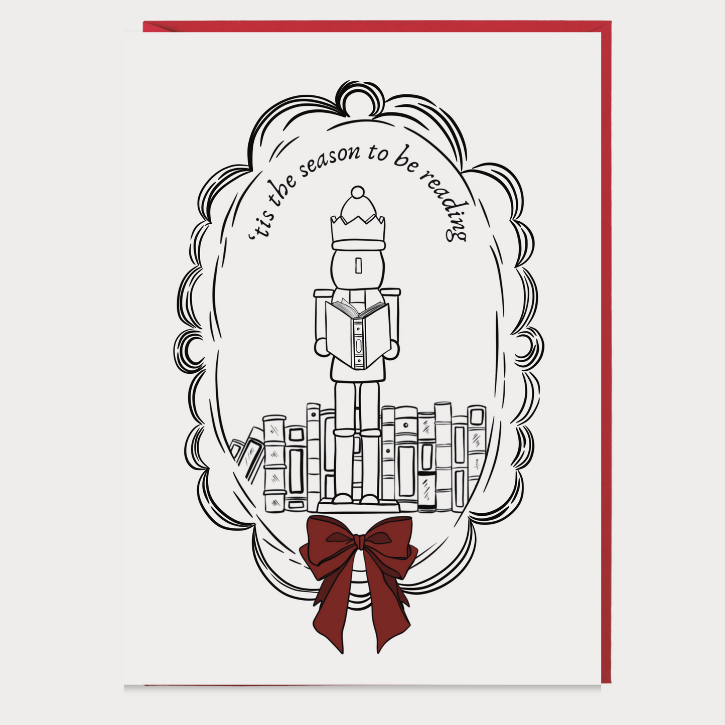 'Tis the Season to be Reading Card