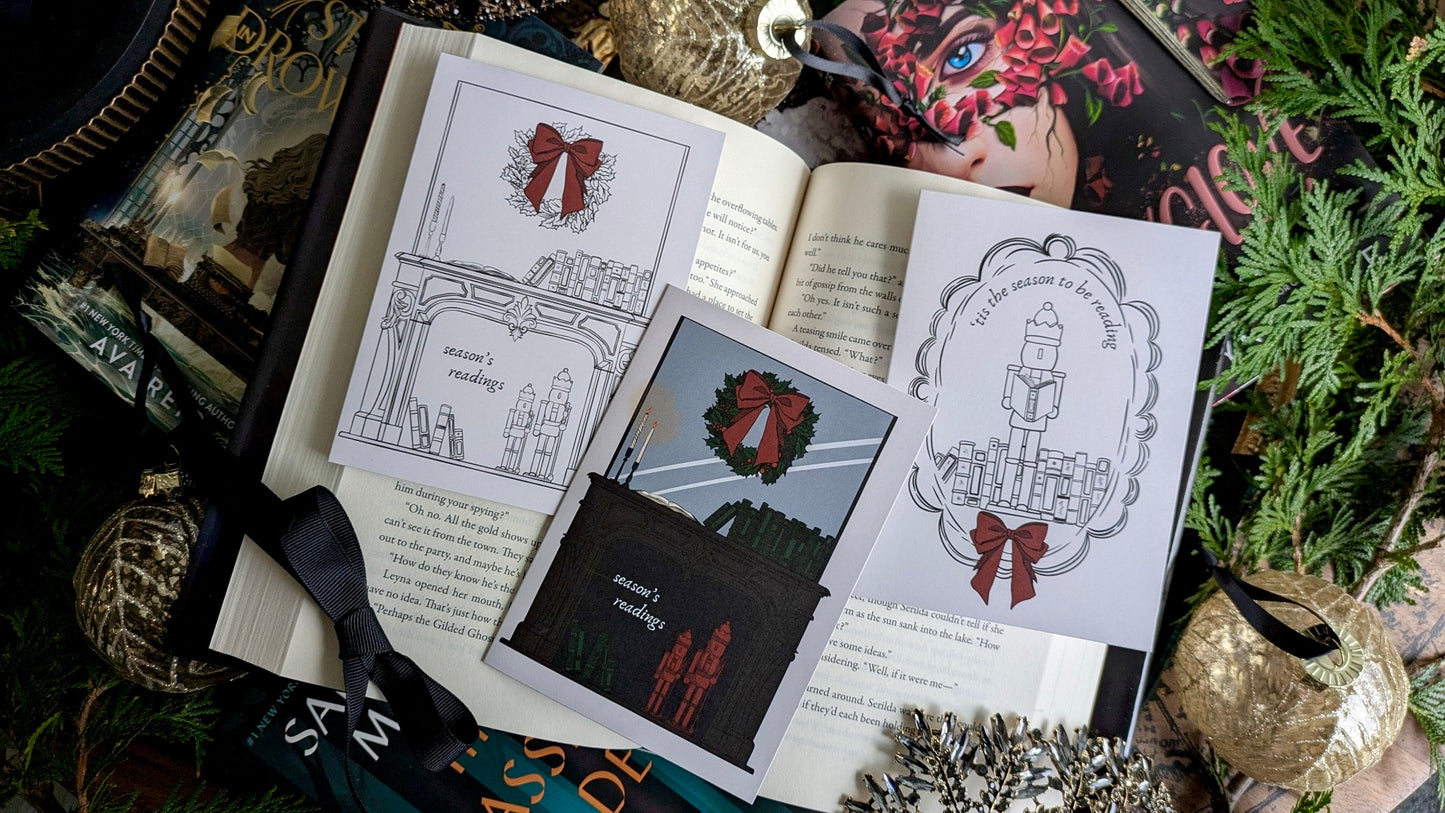 'Tis the Season to be Reading Card