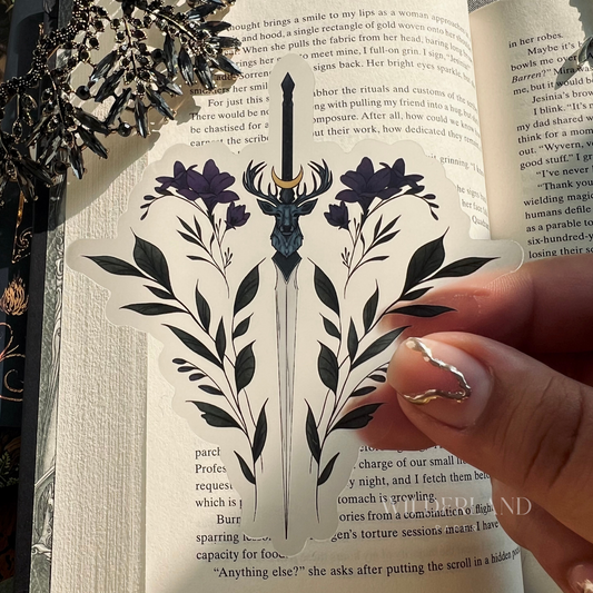 Stag Blade Clear Sticker