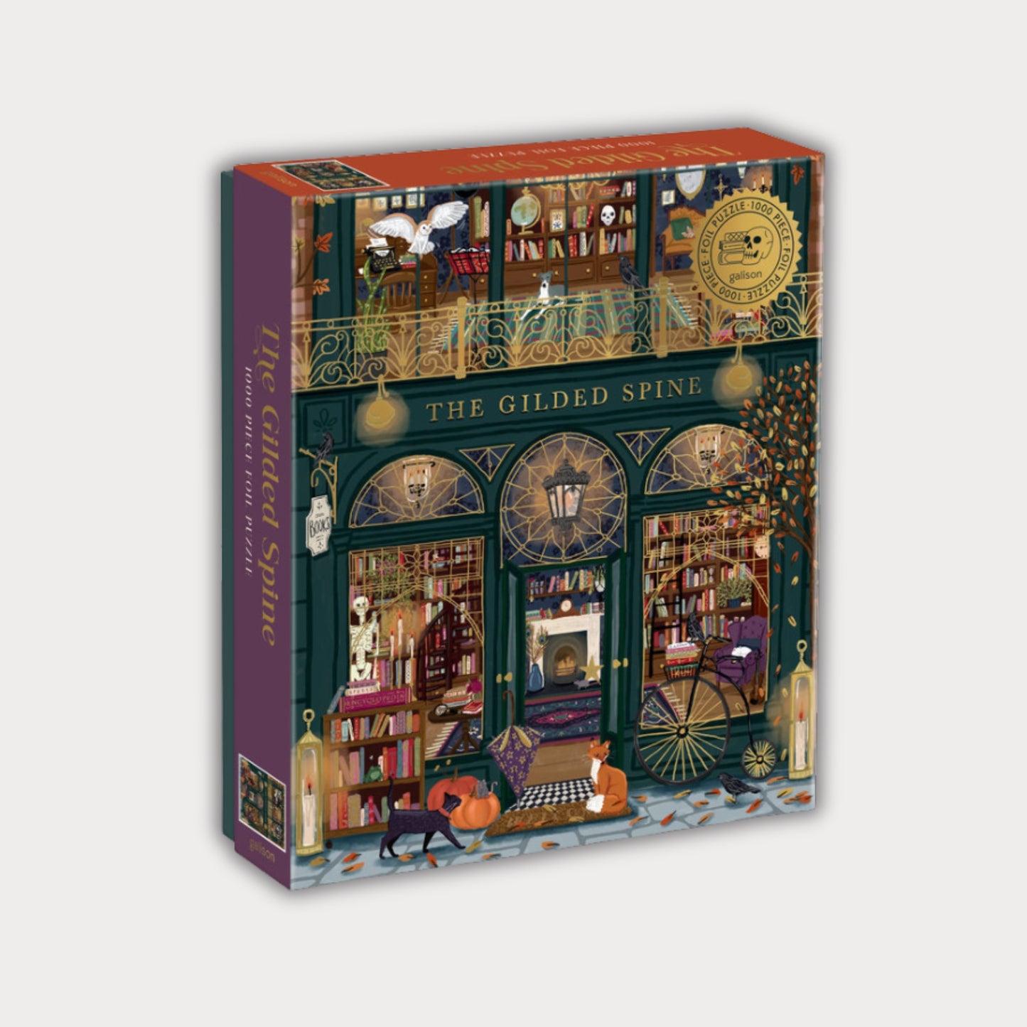 The Gilded Spine 1000 Piece Foil Puzzle